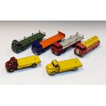 Six Dinky Supertoys vintage die-cast trucks comprising of three Foden trucks, Leyland Comet x 2, and