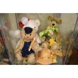 Steiff - Three Steiff teddy bears comprising Artist Bear (671746), Spring Bear (654466), and