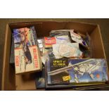 Quantity of vintage boxed model kits to include Airfix Wellington, 1/72nd scale Avro Lancaster,