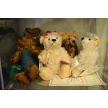 Steiff - Five Steiff 'Bears of the Week' comprising Monday, Tuesday, Thursday, Friday (with