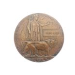 World War I death plaque/penny to Henry Green