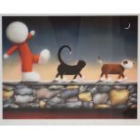 Doug Hyde (1972-) - Signed limited edition Giclee print - 'Show me the way to go home!'. No.195/595,