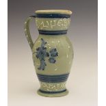 James MacIntyre pottery jug circa 1900, probably designed by William Moorcroft, of baluster form