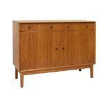 Modern Design - Gordon Russell mahogany ellipse sideboard designed by David Booth and Judith