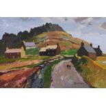 Donald McIntyre RCA (1923-2009) - Oil on board - 'Y Rhiw', signed lower right, the reverse with