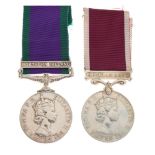 Elizabeth II Northern Ireland Campaign Service Medal 1962 awarded to 24213042 Signal RS Carroll of