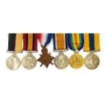 British Medal Group awarded to S2SR-02667 S.SJT.W.C.Budd of the Army Service Corps comprising of