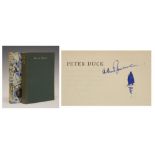 Books - Ransome Arthur - 'Peter Duck' signed First Edition 1932, signed with small thumb nail ink