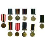 Mixed group of ten various war medals to include India Service Medal, Australia Service Medal