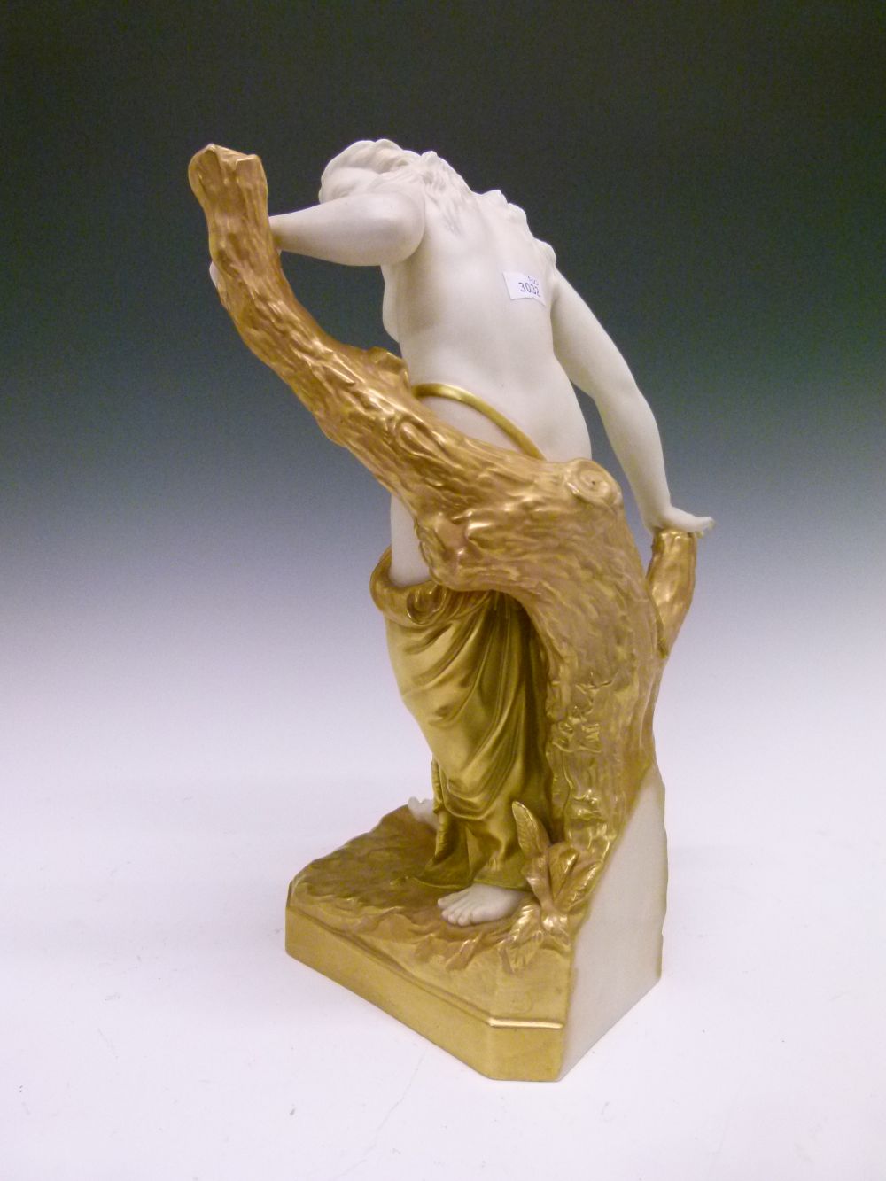 Royal Worcester figure - The Bather Surprised, after Sir Thomas Brock, modelled as a classical - Image 4 of 9