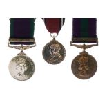 Elizabeth II British General Service Medal awarded to 23262650 Gunner E Whitehand of the Royal