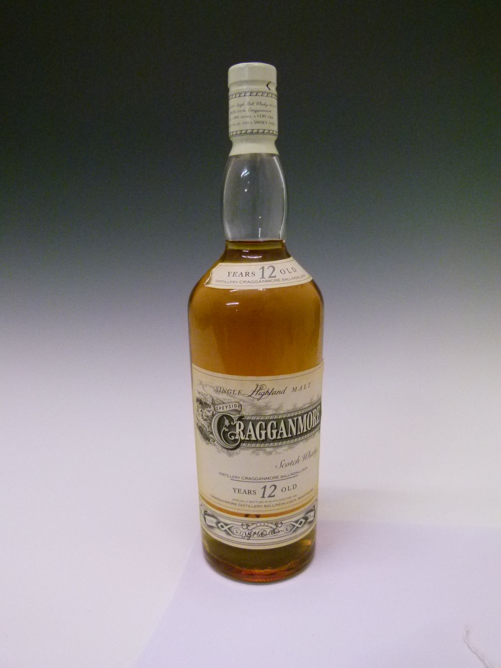 Cragganmore 12 Years Old Single Highland Malt Scotch Whisky, one litre bottle Condition: Seal is - Image 2 of 6