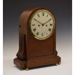 Early 19th Century inlaid oak-cased twin-fusee mantel or bracket clock, John Brown, London, having a