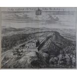 Johannes Kip - 18th Century engraving - Stoke Gifford The Seat of John Berkeley Esq. 31cm x 42cm,