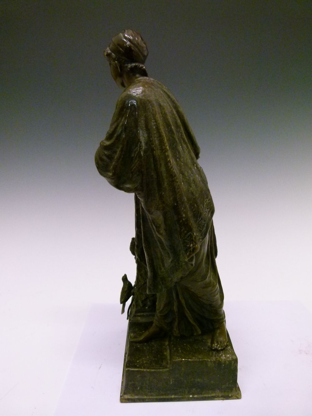 Andor Ruff (Hungarian, 1885-1951) - Early 20th Century cast patinated bronze of a female water - Image 5 of 8