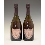 Two bottles Dom Perignon Rosé Champagne 1995 vintage (2) Condition: Levels and seal are good,