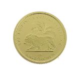 Gold Coin - 2013 The East India Company Half Mohur, 5.83g fine gold, limited edition 82/800, in