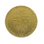 Gold Coin - George III 'spade' Guinea, 1792 Condition: Wear and loss of definition to both faces and