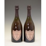 Two bottles Dom Perignon Rosé Champagne 1995 vintage (2) Condition: Levels and seal are good,