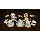 Quantity of Paragon and Aynsley decorative bone china tea ware