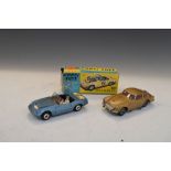 Two vintage Corgi Toys die-cast model vehicles comprising James Bond Aston Martin DB5, and boxed 318
