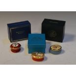 Halcyon Days enamel box 125th Anniversary of the British Red Cross 1995, limited edition 43/500,