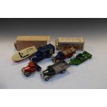 Assorted group of vintage Triang - Minic die-cast model vehicles comprising Refuge Wagon, Truck,