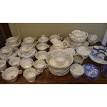 Quantity of Victorian tea ware and a Paragon transfer printed part tea set etc