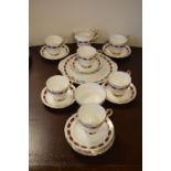 Paragon 'Elegance' tea service for six settings (no teapot)