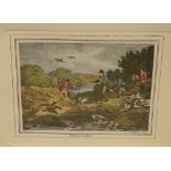 Assortment of framed prints to include; a set of four Hunting examples, another similar, etc (11)