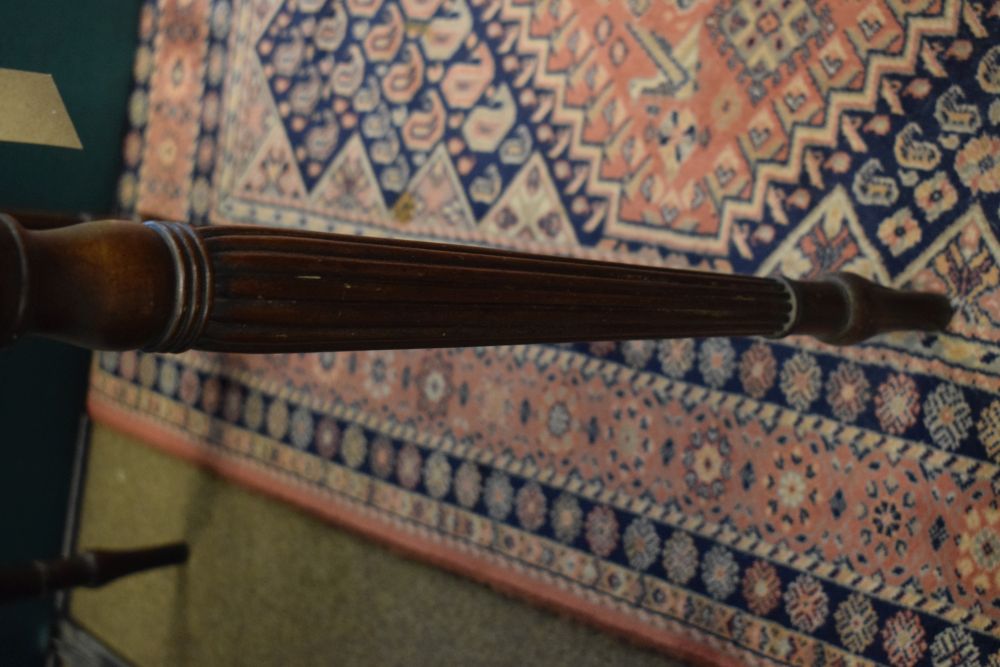 Early 19th Century mahogany and rosewood crossbanded string inlaid card table opening to reveal a - Image 4 of 6