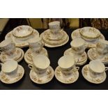 Colclough 'Avon' tea service for twelve settings