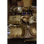 Quantity of silver plated items including tureens etc