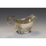 George VI silver sauce boat, Birmingham 1936, 4.8toz approx