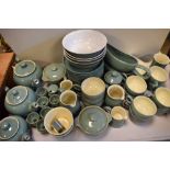 Large selection of Denby stoneware oven-to-tableware, tea and dinnerwares, etc