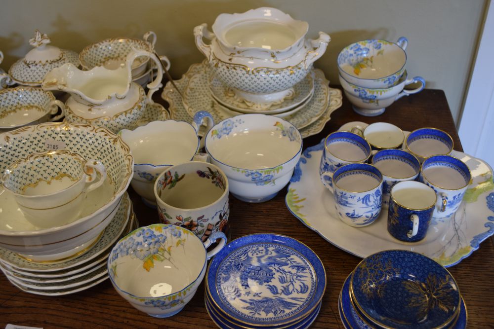 Quantity of Victorian tea ware and a Paragon transfer printed part tea set etc - Image 3 of 4