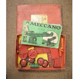 Vintage Meccano No.6 Outfit Set, having instruction manual