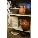 Studio Pottery - Quantity of late 20th Century bowls, jugs, vases etc