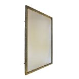 Large rectangular mirror in a painted pine distressed frame, 122cm wide x 165cm high overall