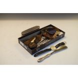 Assorted collectables to include; silver-backed dressing brush and silver-handled shoe horn,