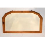 Three pine framed mirrors