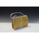 Mappin & Webb Ltd 'lizard leather' handbag, in as-new condition