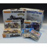 Group of Matchbox 143/176 scale model kits to include; Renault FT.17 Tank, Goodyear Truck and