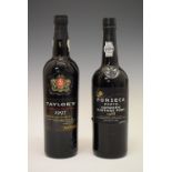 Wines & Spirits - Two bottles Vintage Port, Taylor's Late Bottled 1997 75cl, and Fonseca 1988