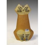 Lisa Larson studio pottery stoneware cat, 11.5cm high