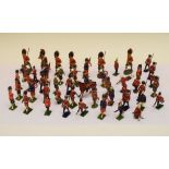 Quantity of Britain's and others hand painted lead military figures, approximately 35+