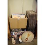 Records - Four boxes of LP's, late 20th Century pop music, easy listening, some classical etc