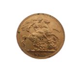 Gold Coin - George V sovereign, 1913