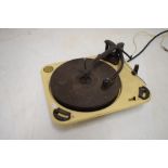 Garrard Model RC 120/4D four speed turn table, together with a Armstrong AF105 radio (both sold