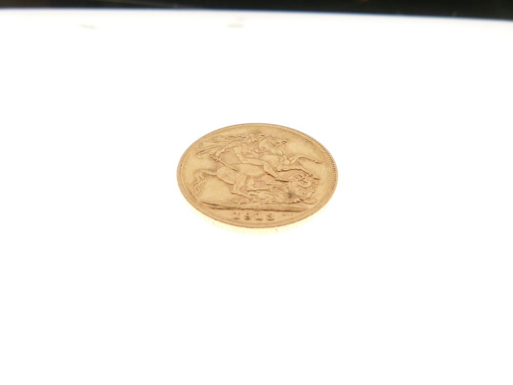 Gold Coin - George V sovereign, 1913 - Image 2 of 3